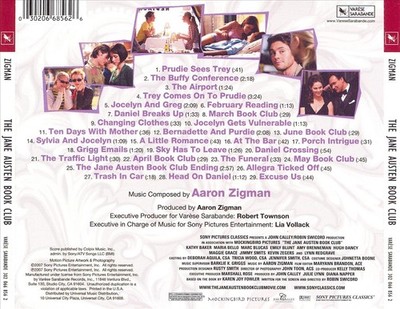 AARON ZIGMAN - THE JANE AUSTEN BOOK CLUB [ORIGINAL MOTION PICTURE SOUNDTRACK] NE