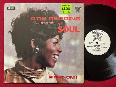 OTIS REDDING & LITTLE JOE CURTIS~SING SOUL LP (1970) VG+/NM SHRINK~OSCAR OS-105