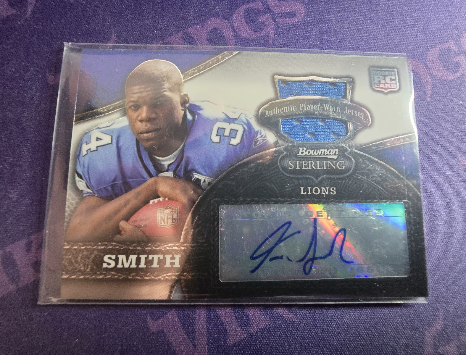 Kevin Smith Bowman Sterling #157 Jersey Autograph