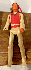 Vintage Native American action figure plastic