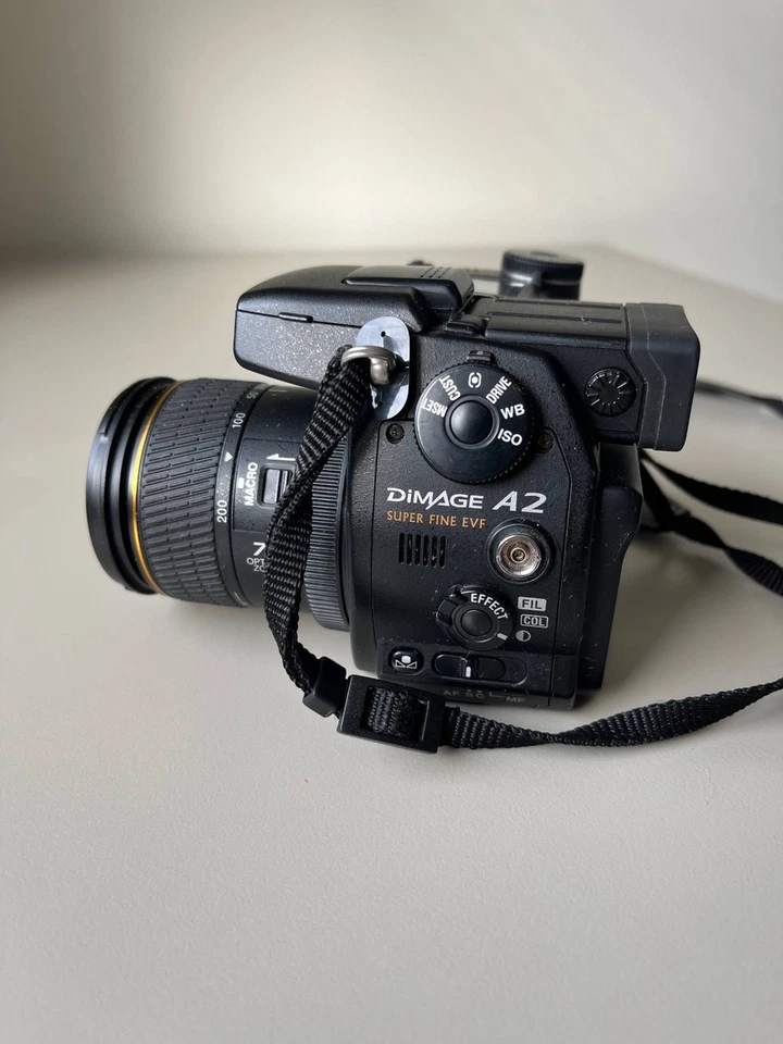 Konika Minolta Dimage A2 Super Fine 8MP Black Digital Bridge Camera y2k WORKS - Image 2 of 4