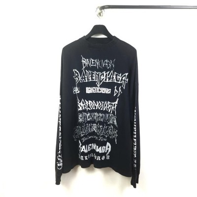 BALENCIAGA メタル ロンT Balenciaga DIY Metal Long Sleeve T-Shirt 699191 10396