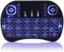 Combo port til de mini teclado inal mbrico retroiluminado y rat n de aire