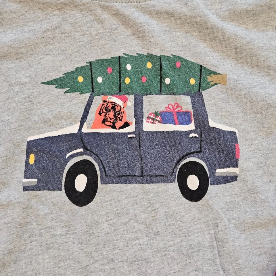 Hanna Andersson Boys Long Sleeve Holiday Shirts Size 110  Lot of 5 Christmas Tee - Image 4 of 4