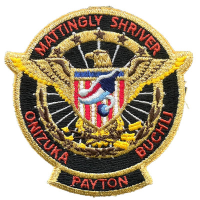 Original Discovery STS-51-C Shuttle embroidered patch Mattingly Shriver Onizuka