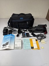 Sony CCD-F40  4parts  Video 8 Handycam Camcorder Case Cables Batteries Charger