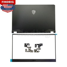 For MSI GE76 GP76 Raider 10SGS MS-17K1 K2 K4 LCD Back Cover Bezel Hinges Black