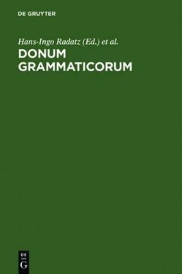 Hans-Ingo Radatz Donum Grammaticorum (Hardback)