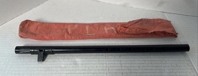 Vintage 1940-50s MELODY FLUTE CO Black Plastic 6-Hole Whistle C75965 w Bag