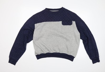 R.W.C Herren Pullover Sweatshirt blau Größe XL
