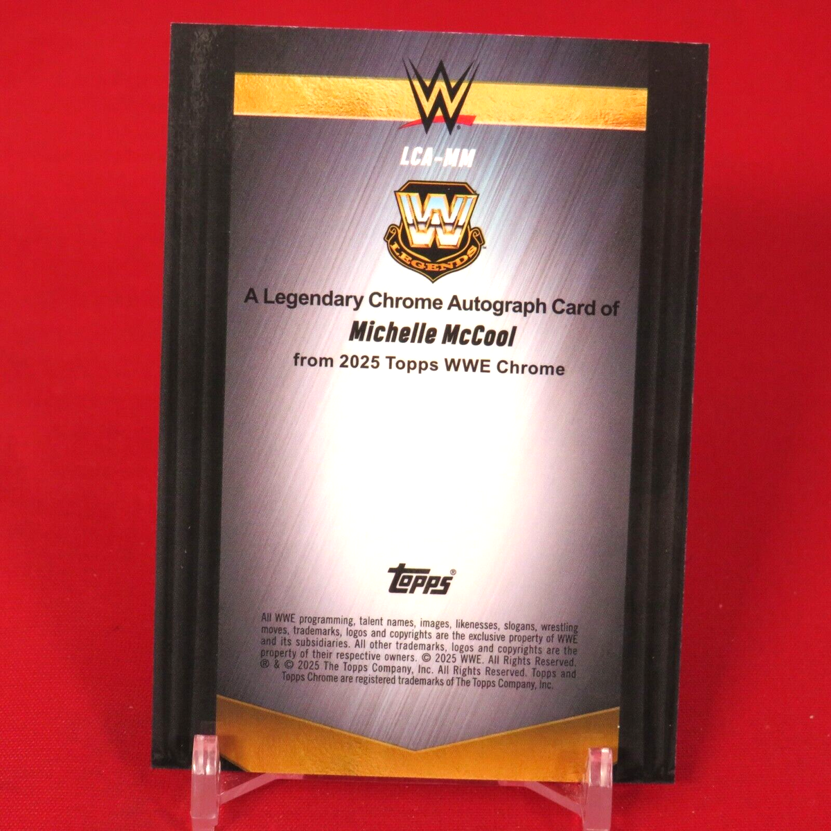 Michelle McCool AUTO /50 GOLD Legends 