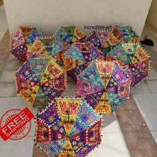 Wholesale Pack of 5 PCs Handmade Patchwork Multicolor Umbrella Sun Parasol