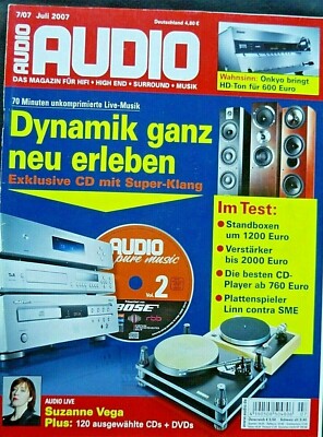 AUDIO 7/07,  ONKYO TX SR 605,MARANTZ SA 7001 KI,SA 15 S1,NAIM CDX 2,RESTEK EPOS,