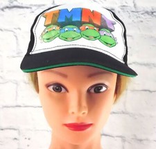TEENAGE MUTANT NINJA TURTLES Youths Cap Hat Graphic Fr Hook  Loop Adjustment