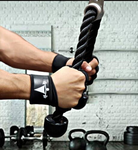 Gloves For Crossfit Gym Training Lifting Palm Protector Pull Ups Wrist Support - Picture 3 of 14