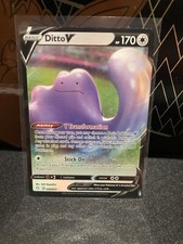 Ditto V 050/072 - Ultra Rare - Pokemon Shining Fates - Mint Pack Fresh