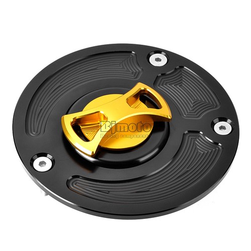 Fuel Gas Tank Cap Cover For Kawasaki Z750 ZX-14R ZZR 1200 ER650 ER-6N ER-6F - Imagen 17 de 26