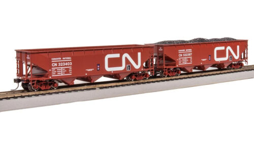 Broadway Limited 7373 HO Canadian National AAR 70-Ton Triple Hopper Pack of 4 - Picture 2 of 5