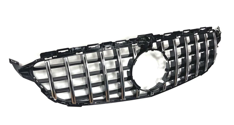 C250 C300 C350 parrilla GT negro-cromo 2015 2016 2017 2018 con cámara 2/4 puertas nuevo Foto 2 de 4