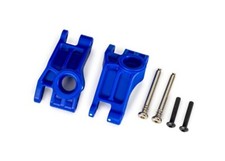 Traxxas 9150-BLUE Carriers, stub axle, rear, extreme heavy duty, blue