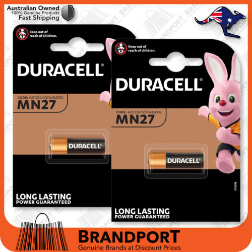 MN27 27A  L828  B-1 V27GA (2x1PK) Duracell 12V battery ✅Fast Post✅BBD11/25✅100% - Picture 1 of 1