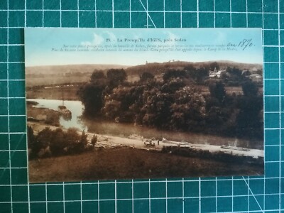 sb028 postcard VGC 1930 Ardennes - Sedan - Iges Peninsula
