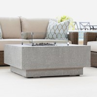 Sunset West Concrete Propane Fire Pit Table on sale Sunset West Concrete Propane Fire Pit Table on sale