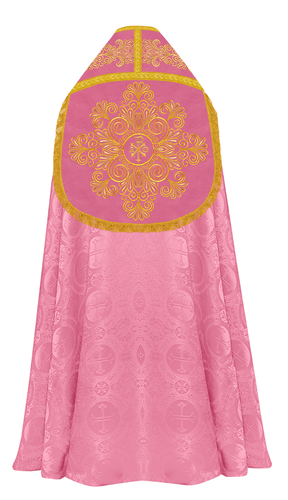 Embroidered Roman Cope Vestment - Liturgical Church Vestment - Picture 25 of 28