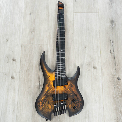 Legator G7FSS Ghost 7 Multi-Scale 7-String Headless Guitar, Death Valley
