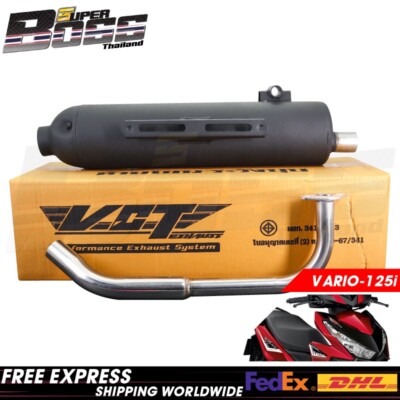 VCT Modification Complete Exhaust System Set For HONDA CLICK/VARIO125i 2015-17