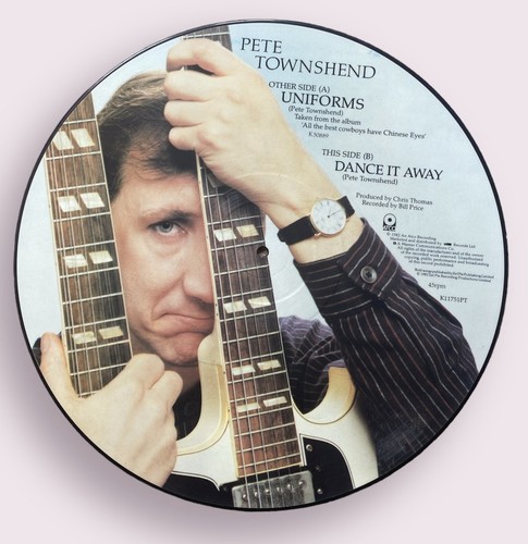 Pete Townshend - Uniforms 1982 Atco Records 12 inch vinyl picture disc single - Picture 2 of 2