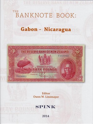 The Banknote Book Vol 2 Gabon - Nicaragua Africa Currency By Spink US Stock