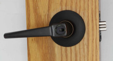 Schlage Keyed Entry Latitude Lever Aged Bronze F51ALAT716 8l7