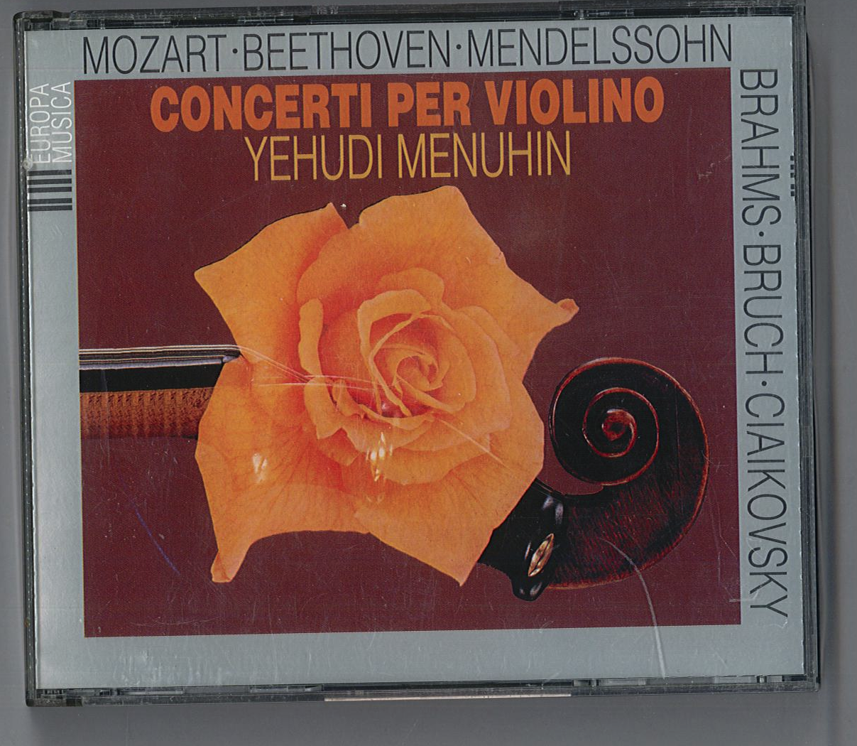 Concerti per Violino 3 CD Musica Classica Come Nuovo 1995 ▓