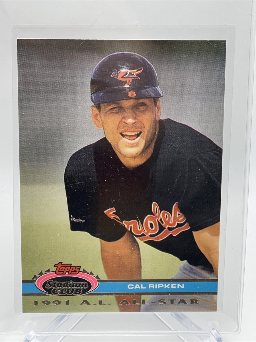 1991 Topps Stadium Club Cal Ripken Jr. Baseball Card #154