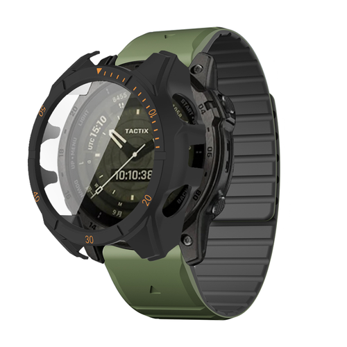 Pasek + etui do Garmin Fenix 8 51mm 47mm Magnetyczny silikonowy pasek PC Case Cover - Zdjęcie 12 z 25