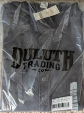 Duluth Trading Mens Fire Hose Flannel Lined Limber Jac Size 2XL Color Magnet