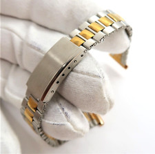 BEAR, Two-Tone, Straight End, 16mm, Deployment Bracelet MEN'S WATCH BAND,B16-09