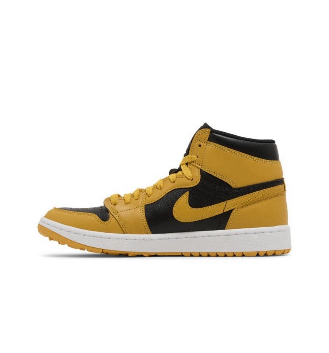NIKE Air Jordan 1 Golf High - Pollen Black/White ( DQ0660