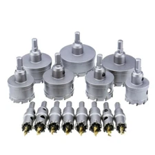 Carbide Tip TCT Hole Saw Cutter Drill Bit  Metal Alloy Stainless Steel 12-300mm