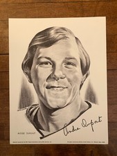 1973-74 Charles Linnett Portrait of ANDRE DUPONT - Philadelphia Flyers (8x11)