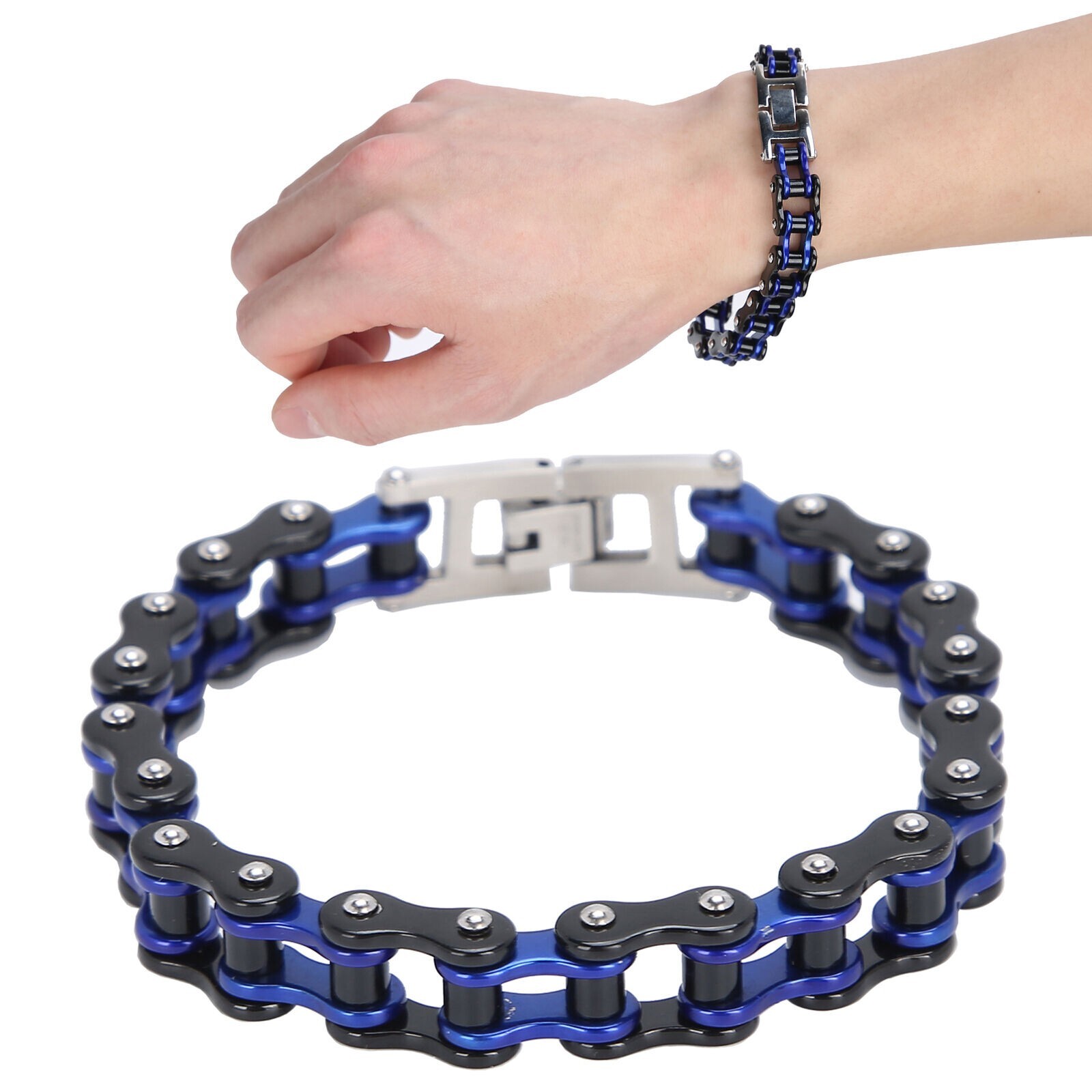 Bracelet de chaîne de moto look rock and roll pour les sorties en biker