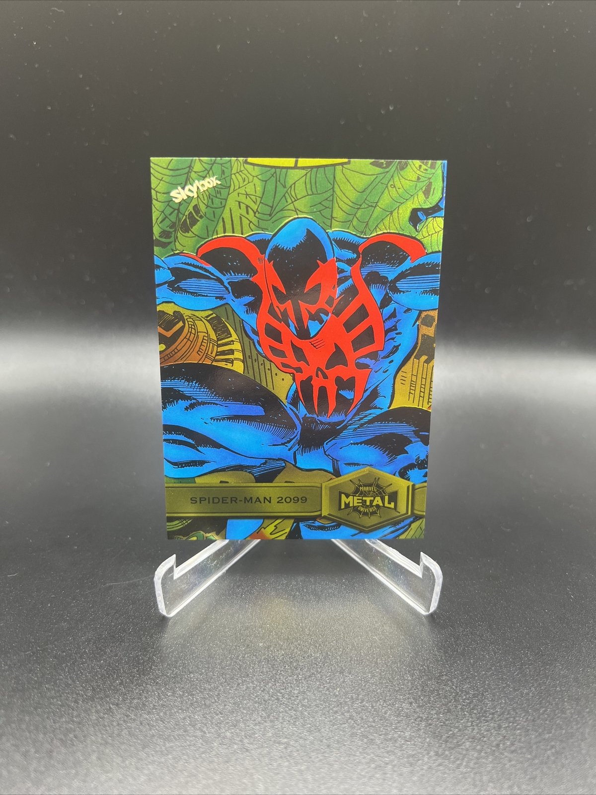 2021 Skybox Marvel Metal Universe Spider-man 2099 High Series SP #184 Yellow