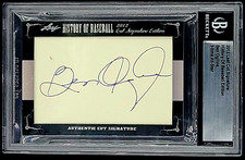 2012 Leaf Cut Signatures Ben Oglivie All Star BGS History of Baseball Edition