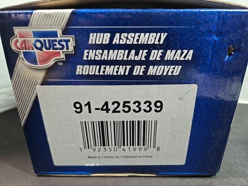 Carquest Hub Assembly with Wheel BearingPart # 91-425339 - Picture 6 of 6