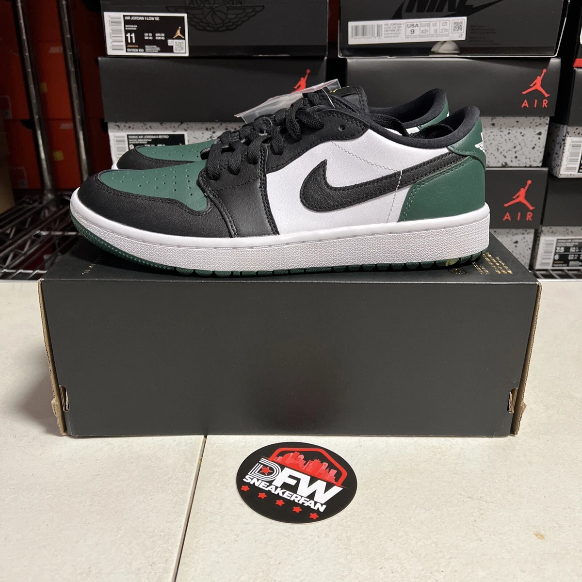 Air Jordan 1 Low Golf 'Noble Green' Size 9M/10.5W DD9315-107 | eBay