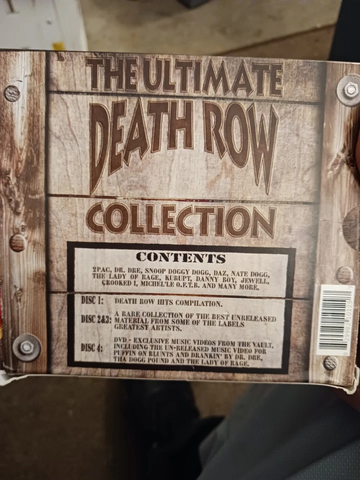 The Ultimate Death Row Collection [PA] 2Pac, Dr Dre, Snoop (4-disc+ T, 2009)  - Image 2 of 4