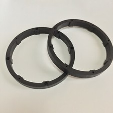 2 pcs 6.5" Solid Plastic Speaker Spacer Rings Subwoofer Custom Mounting Adapters