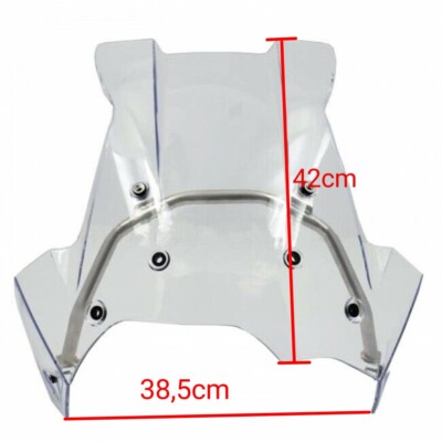Klar Windschild Windschutzsheibe Windschott & Halterungen für BMW F 800 GS 06-16