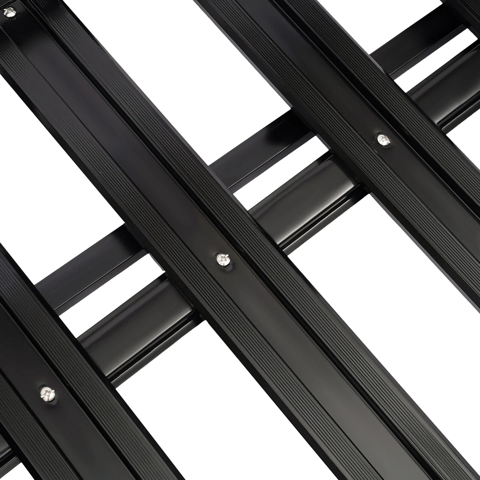 Dachkorb Auto Dachträger Dach Gepäckträger Universal Gepäckkorb Alu Schwarz DHL - Bild 4 von 4